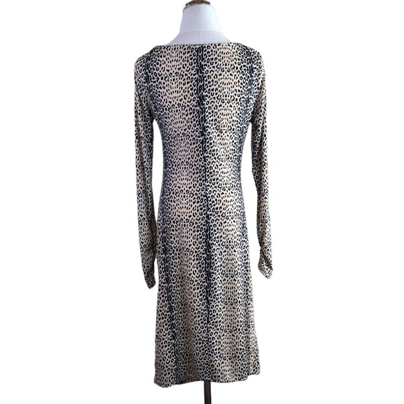 Catherine Malandrino Leopard Animal Print Dress Stretch Pullover Sheath - Picture 10 of 11
